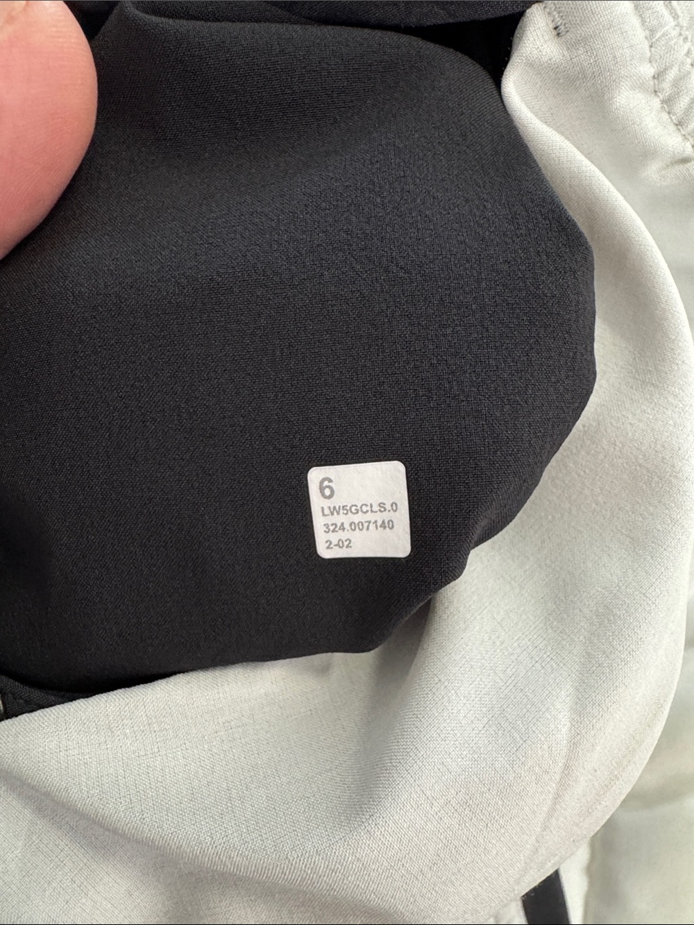 Lululemon Adapted State High-Rise Jogger Track Pants Colourblock Size 6 Two Tone - Picture 9 of 10